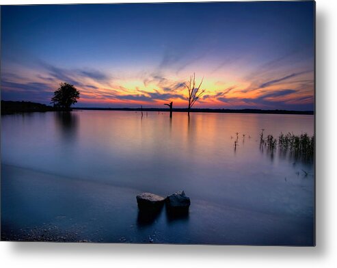 Landscape Metal Print featuring the photograph The Lakeside #1 by Ryan Heffron