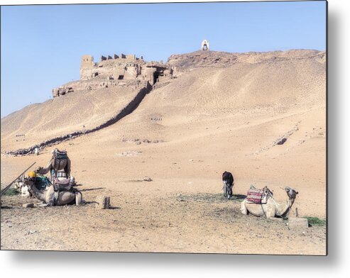 Tombs Of The Nobles Metal Print featuring the photograph Tombs of the Nobles - Egypt #1 by Joana Kruse