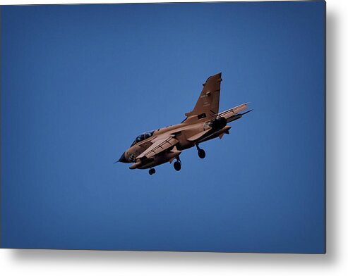 Military Metal Print featuring the photograph Tornado, 25 years in Operation #1 by Shirley Mitchell