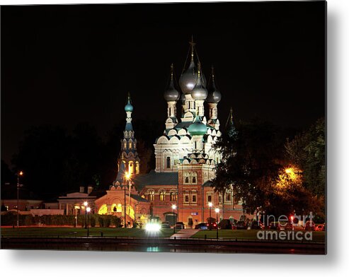 Architecture Metal Print featuring the photograph Trinity Church #1 by Iryna Liveoak