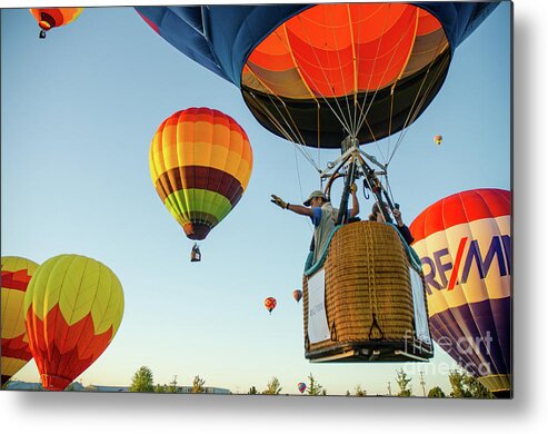 Hotair Metal Print featuring the photograph Up Up And Away #2 by Nick Boren
