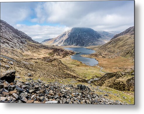 Mountain Metal Print featuring the photograph View from Glyder Fawr #2 by Nick Bywater