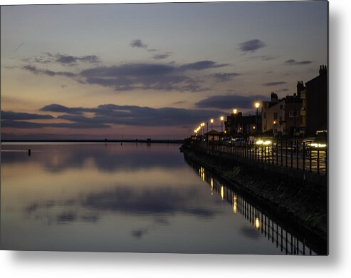 Beautiful Metal Print featuring the photograph West Kirby Promenade Sunset #1 by Spikey Mouse Photography