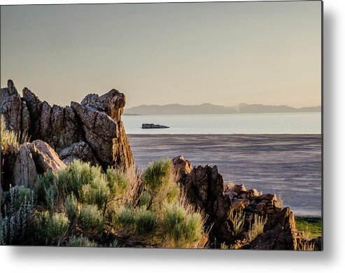 Landscape Metal Print featuring the photograph Sagey Sunset by Synda Whipple