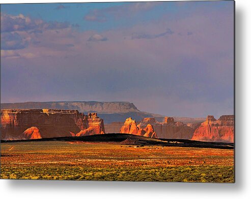 Page Metal Print featuring the photograph Wide-open spaces - Page Arizona #1 by Alexandra Till