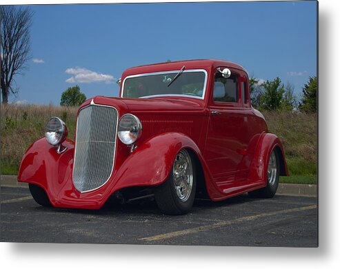 1934 Metal Print featuring the photograph 1934 Ford Coupe Hot Rod #3 by Tim McCullough