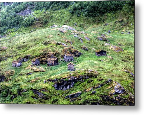 Norway Metal Print featuring the photograph Norway #118 by Paul James Bannerman