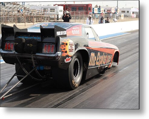 Funny Car Metal Print featuring the photograph Funny Car #12 by Jackie Russo