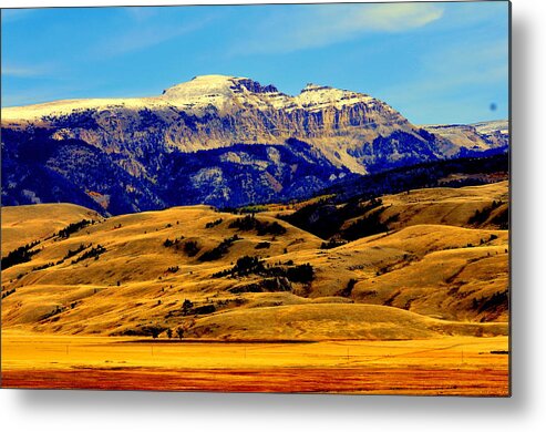 Lakeview Metal Print featuring the photograph Yellowstone Park #12 by Aron Chervin