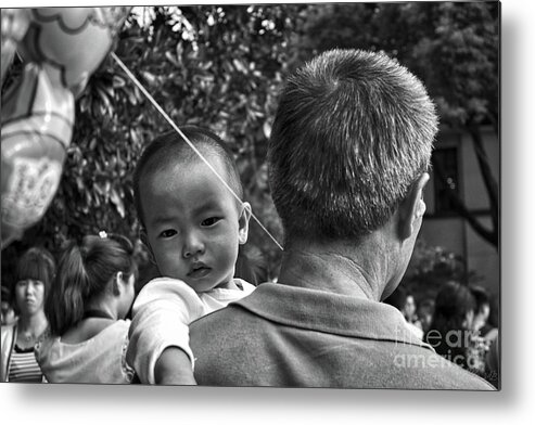 China Metal Print featuring the photograph Discovering China #15 by Marisol VB