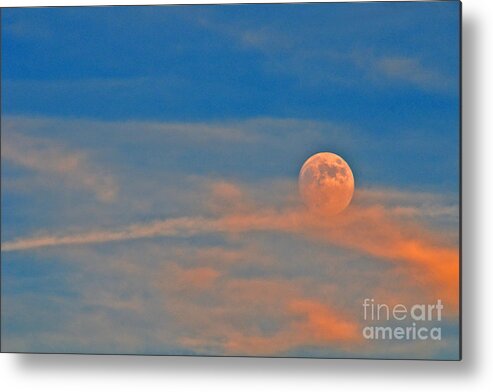Moon Metal Print featuring the photograph 14- Moonfire by Joseph Keane