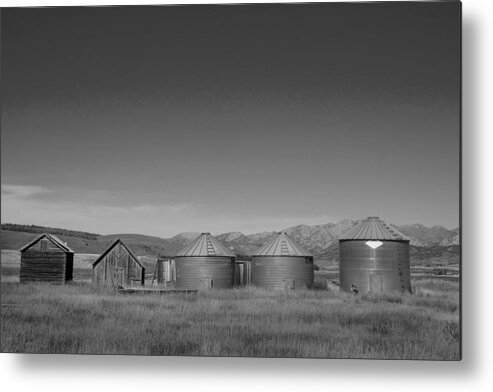 Blue Metal Print featuring the photograph Americana #147 by Mark Smith