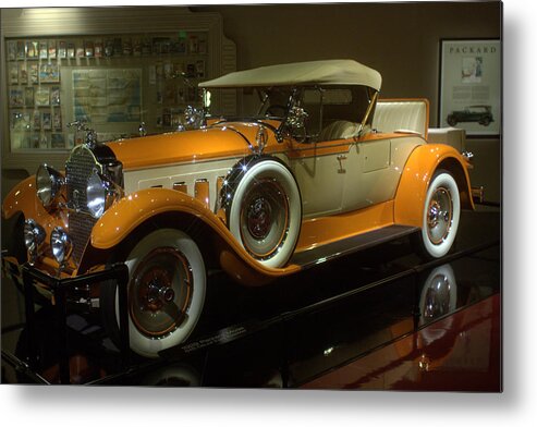 1929 Metal Print featuring the photograph 1929 Packard by Farol Tomson