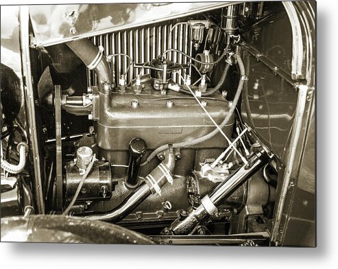 1930 Ford Stakebed Truck Metal Print featuring the digital art 1930 Ford Stakebed Truck 5512.56 by M K Miller