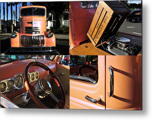 1941 Chevrolet Truck Metal Print featuring the photograph 1941 Chevrolet big truck by David Lee Thompson