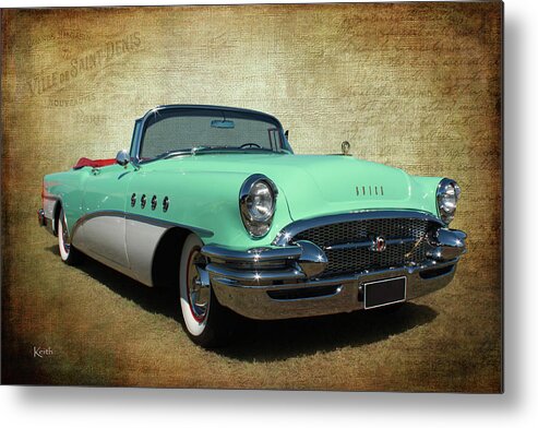 Car Metal Print featuring the photograph 1955 by Keith Hawley