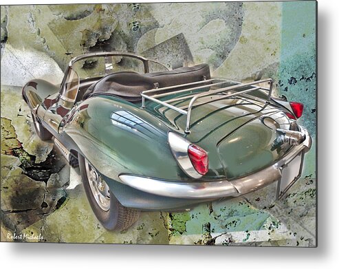  Metal Print featuring the photograph 1957 Jaguar XK SS Roadster by Robert Michaels