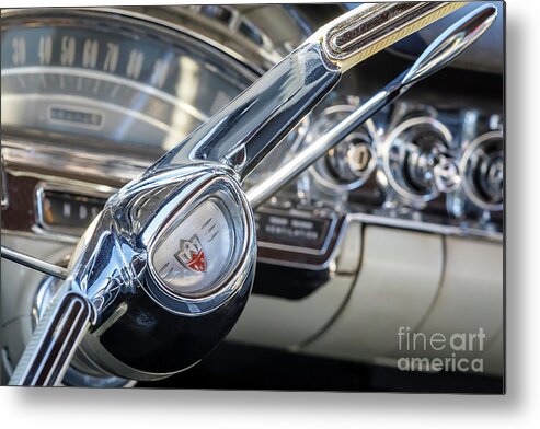 Automotive Metal Print featuring the photograph 1958 Olds Super 88 Dash by Dennis Hedberg