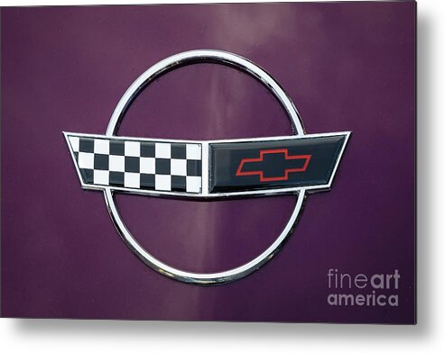 Corvette Metal Print featuring the photograph 1995 Indy Pace Car by Dennis Hedberg