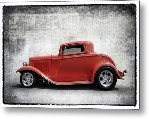 Car Metal Print featuring the photograph 3 Window Coupe #2 by Keith Hawley