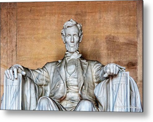 Abraham Lincoln Metal Print featuring the photograph Abraham Lincoln by Christopher Holmes