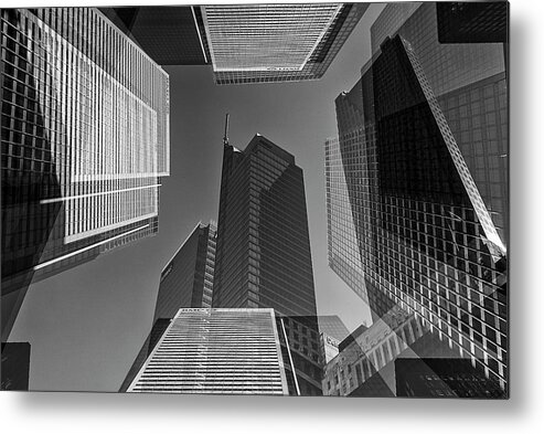 Abstract Photography Metal Print featuring the photograph Abstract Architecture - Toronto Financial District #4 by Shankar Adiseshan