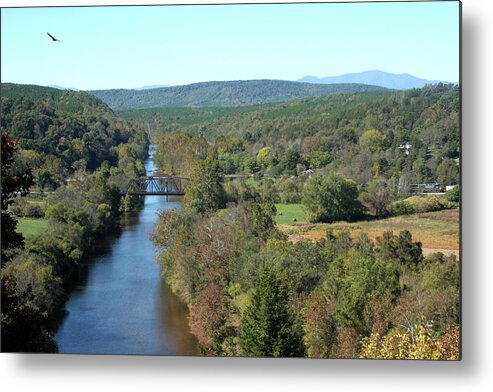 River Metal Print featuring the photograph Autumn landscape with Tye River in Nelson County, Virginia #2 by Emanuel Tanjala