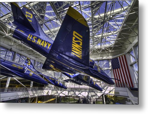 Florida Metal Print featuring the photograph Blue Angels #2 by Tim Stanley