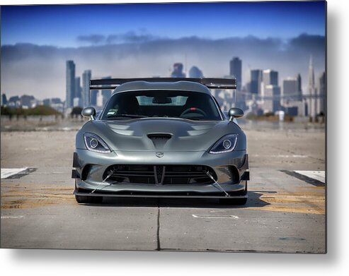 American Metal Print featuring the photograph #Dodge #ACR #Viper #2 by ItzKirb Photography