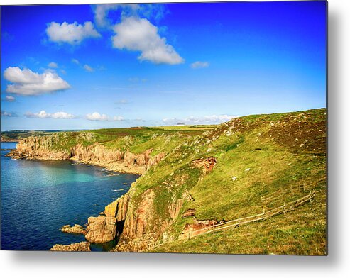 Lands Metal Print featuring the photograph End of the World - Cornwall #2 by Chris Smith