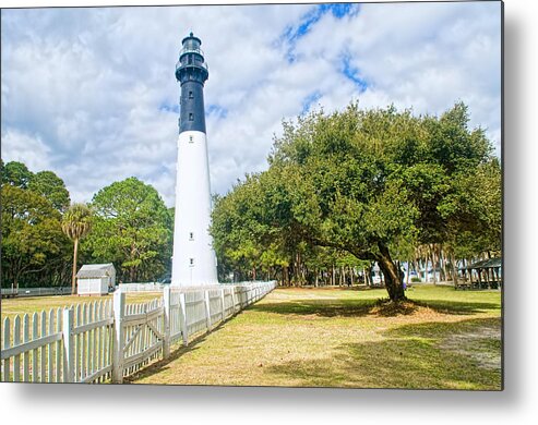 hunting Island Metal Print featuring the photograph Hunting Island Lighthouse #2 by Scott Hansen