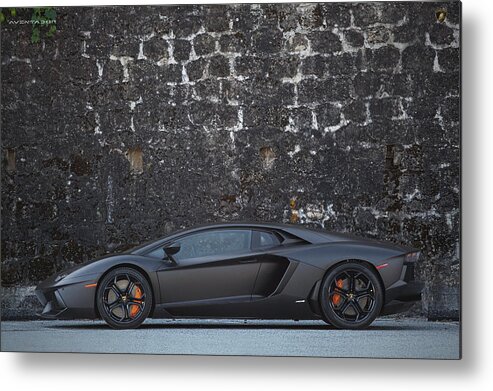 Lamborghini Metal Print featuring the photograph #Lamborghini #Aventador #2 by ItzKirb Photography