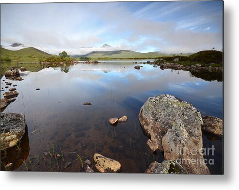 Loch Nah Achlaise Metal Print featuring the photograph Loch Nah Achlaise #2 by Smart Aviation