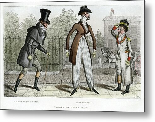 1815 Metal Print featuring the drawing LONDON, c1815. #2 by Granger