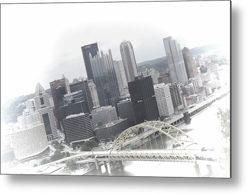 Pittsburgh Metal Print featuring the photograph Pittsburgh Skyline From Mt Washington by Ken Krolikowski