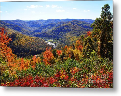 West Virginia Metal Print featuring the photograph Point Mountain Overlook #2 by Thomas R Fletcher