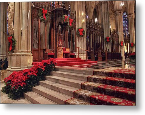 St. Patrick's Cathedral Metal Print featuring the photograph Reverence #2 by Jessica Jenney