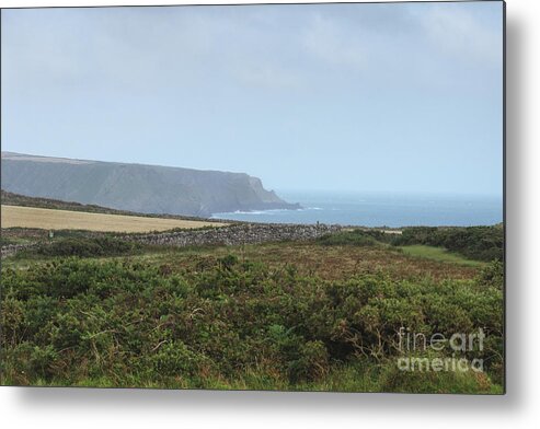 Gorse Metal Print featuring the photograph Rhossili Bay, South Wales by Perry Rodriguez