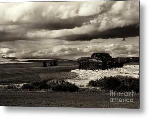 Barn Metal Print featuring the photograph Seen Better Days #2 by Michael Dawson