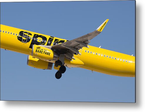 Spirit Metal Print featuring the photograph Spirit Airline by Dart Humeston