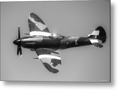 Aviation Metal Print featuring the photograph Spitfire Mark 16 #2 by Douglas Castleman