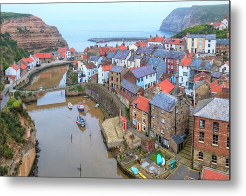 Staithes Metal Print featuring the photograph Staithes - England #2 by Joana Kruse