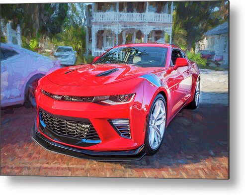 2017 Chevy Camaro Metal Print featuring the photograph 2017 Chevrolet Camaro SS2 by Rich Franco