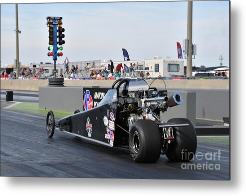 Drag Metal Print featuring the photograph Junior Drag Racing March 2017 #23 by Jack Norton