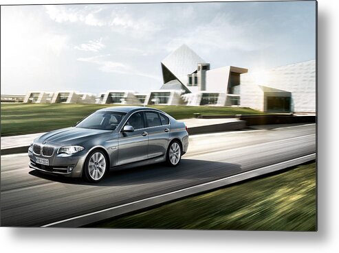 Bmw Metal Print featuring the digital art BMW #24 by Super Lovely