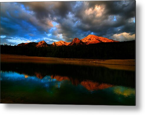 Colors Metal Print featuring the photograph Mountain Lake by Mark Smith