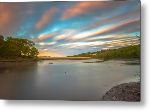 Milton Landing Metal Print featuring the photograph 25 seconds of Sunset by Brian MacLean