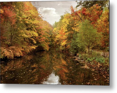 Autumn Metal Print featuring the photograph Autumn in Peak #3 by Jessica Jenney