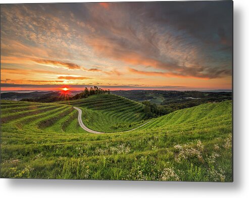 Sunrise Metal Print featuring the photograph Awakening #3 by Davorin Mance