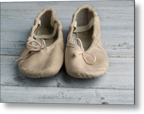 Ballet Metal Print featuring the photograph Ballet Shoes #3 by Nailia Schwarz